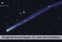 Pengertian Komet, Bagian, Ciri, Jenis dan Contohnya